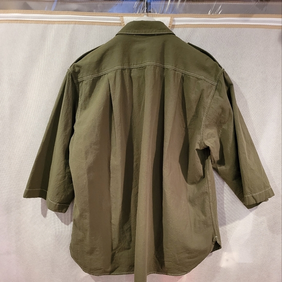 ACNE STUDIOS Cotton Three-Quarter Sleeve Shirt - Picture 7 of 8